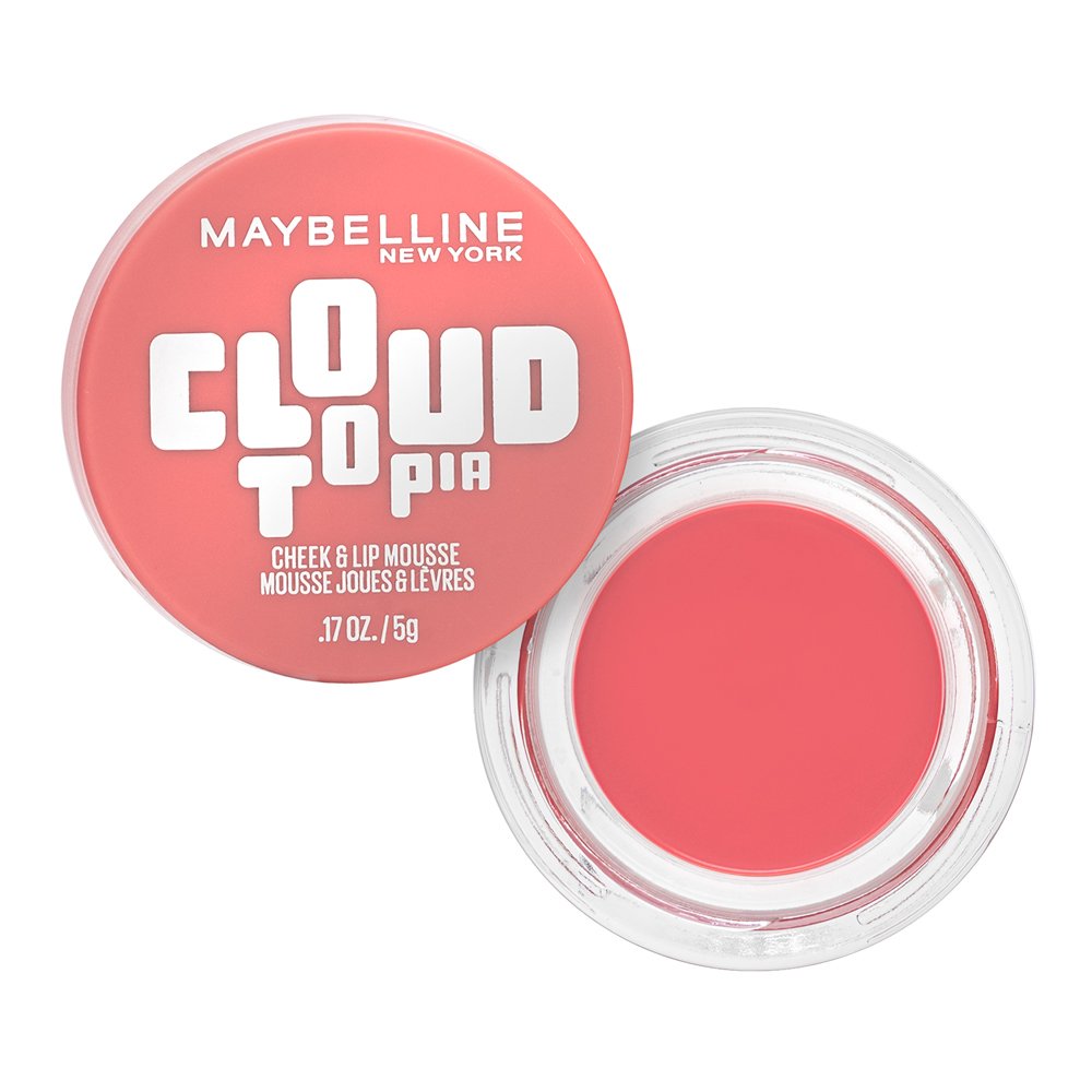 Maybelline Cloudtopia Cheek & Lip Mousse schiuma multifunzionale per labbra e viso 09 Dreamy Dawn 5 g