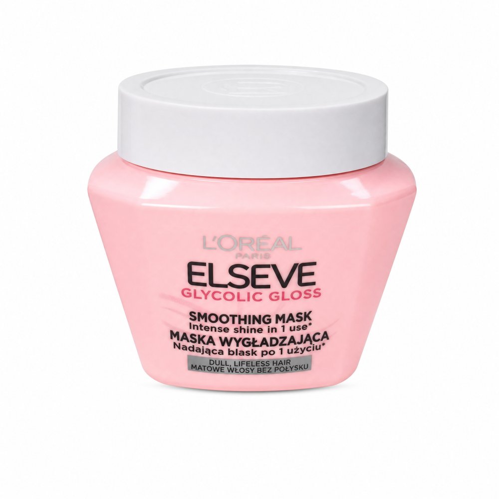 L´Oréal Paris Elseve Glycolic Gloss Smoothing Mask maschera rinforzante per morbidezza e lucentezza dei capelli 300 ml