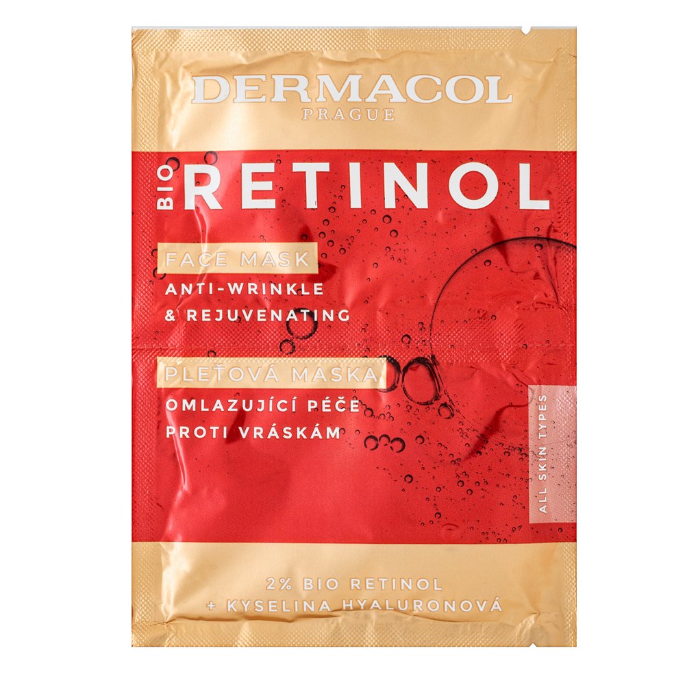 Dermacol Bio Retinol maschera Face Mask 2 x 8 ml