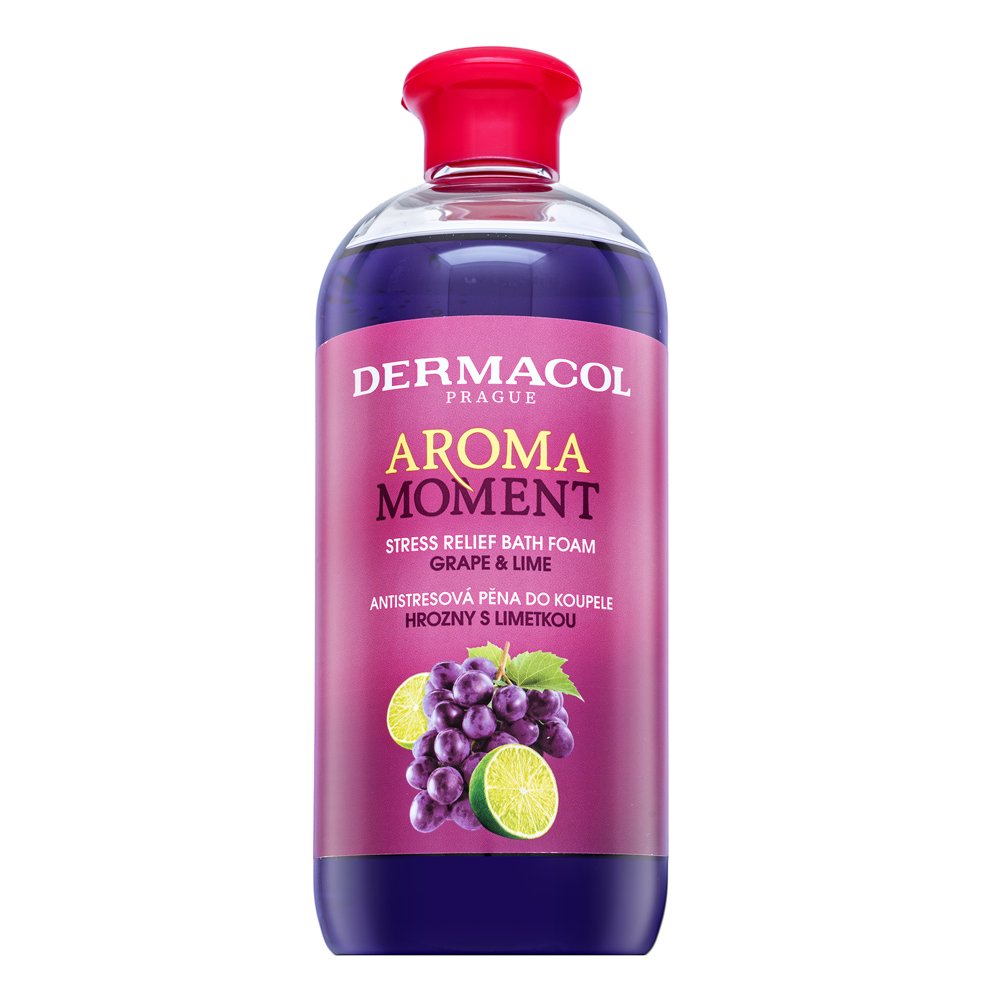 Dermacol Aroma Moment bagnoschiuma Bath Foam Grape & Lime 500 ml