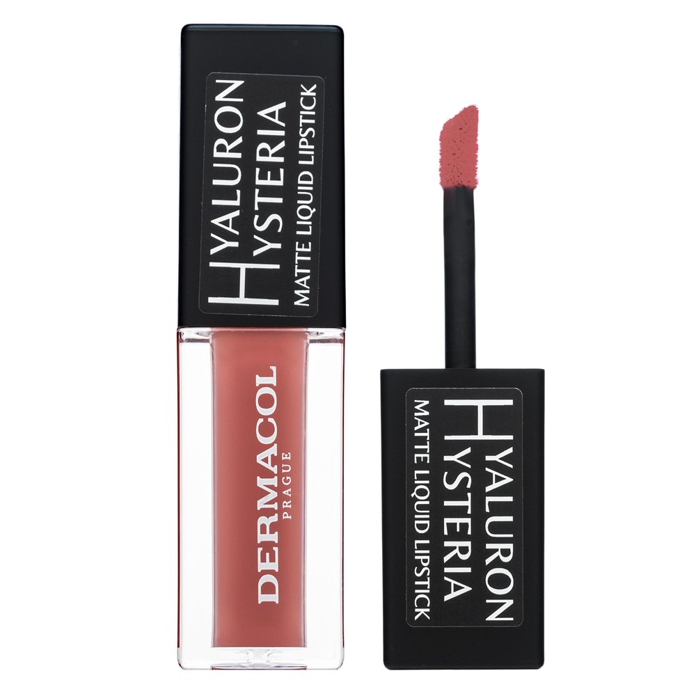 Dermacol Hyaluron Hysteria Matte Liquid Lipstick rossetto liquido con un effetto opaco No.02 4,5 ml