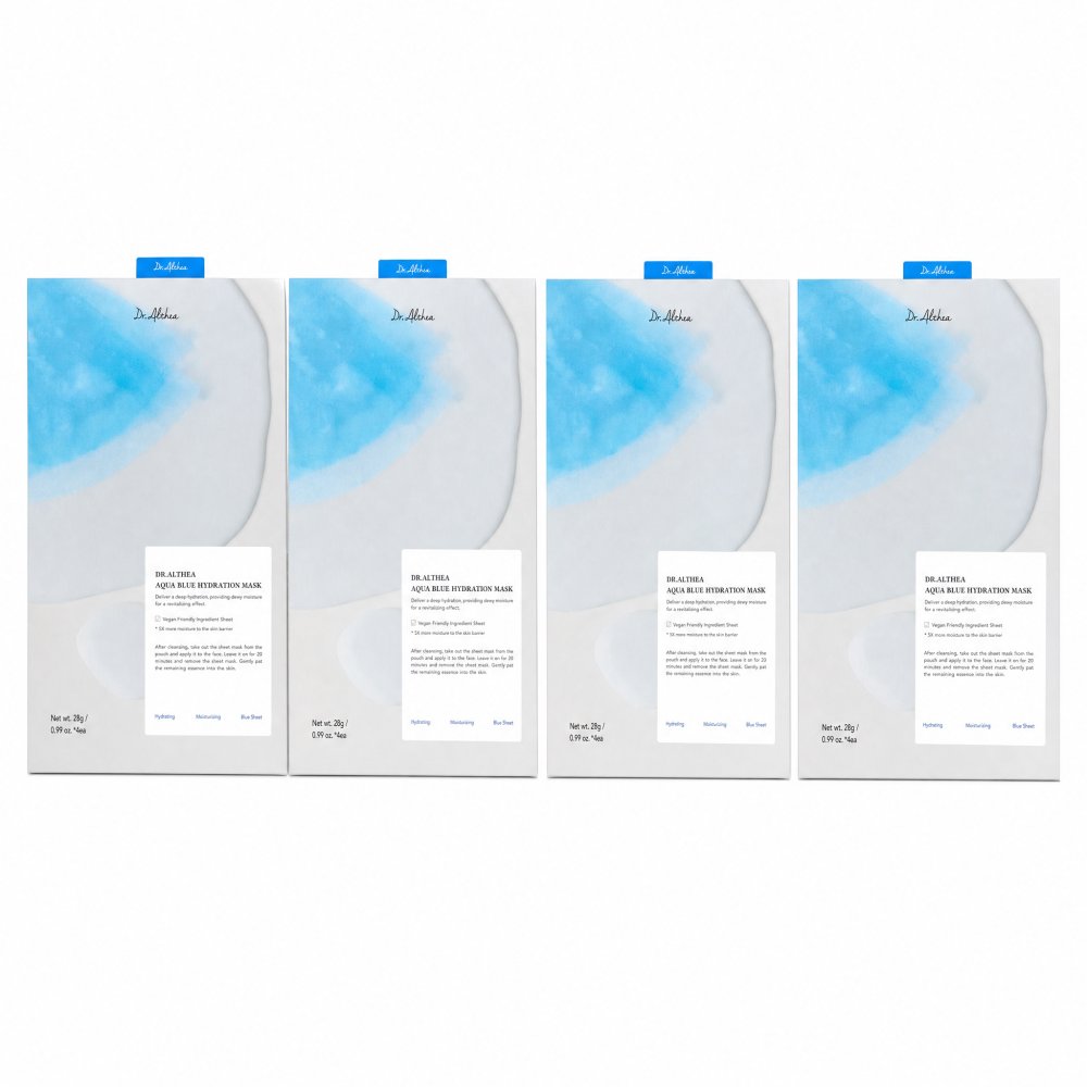 Dr. Althea mascheraviso in tessuto Aqua Blue Hydration Mask 4 x 28 g