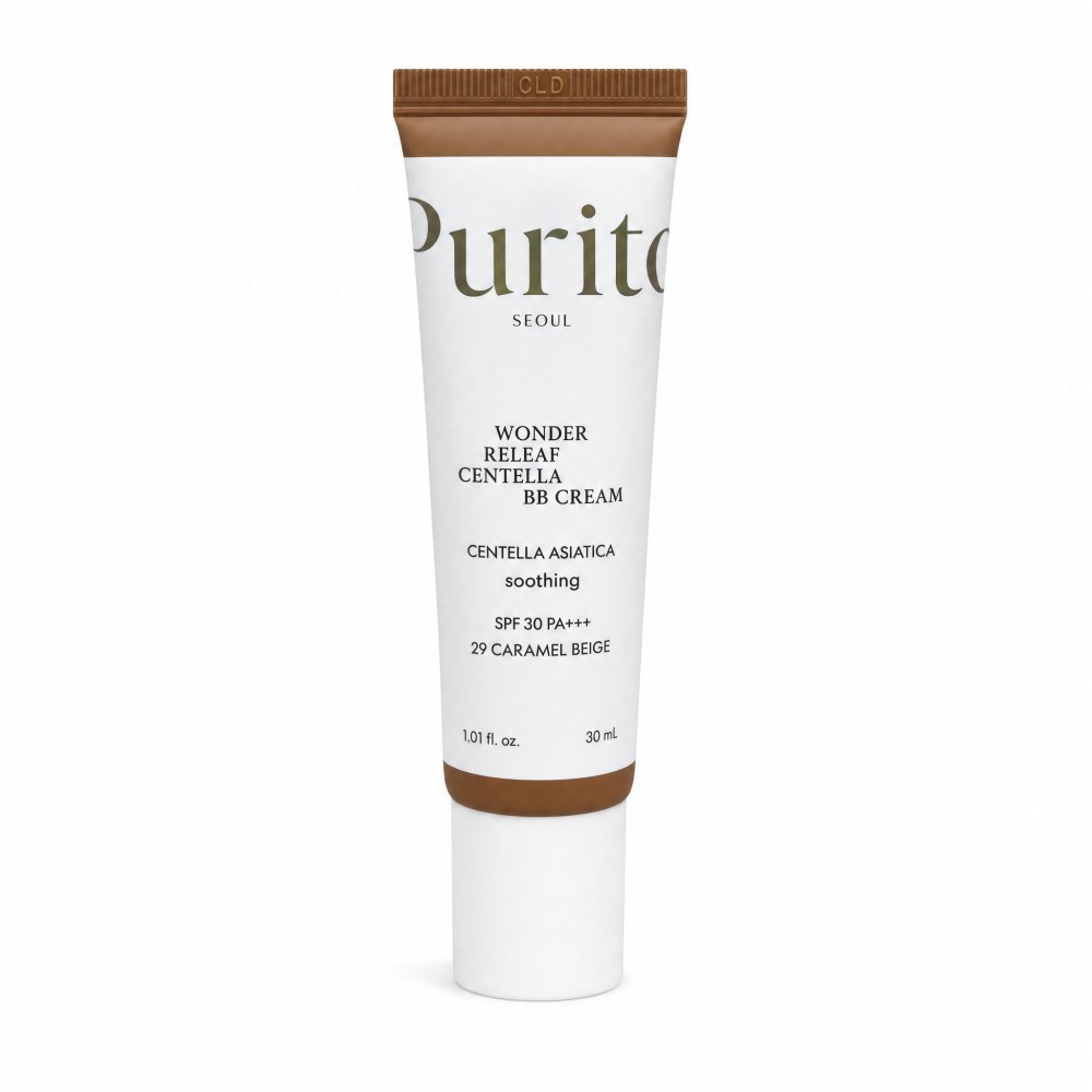 Purito Wonder Releaf Centella BB Cream SPF 30 PA+++ crema BB per unificare il tono della pelle 29 Caramel Beige