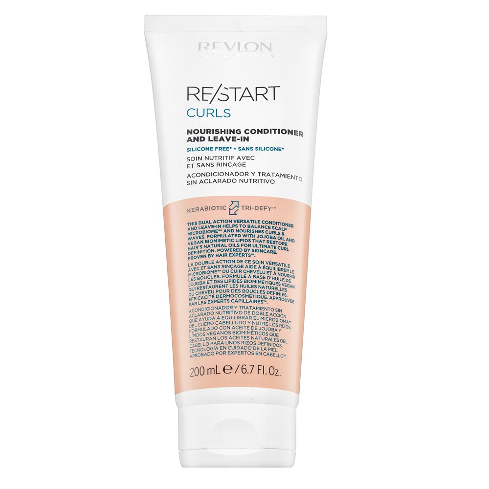 Revlon Professional Restart Curls Nourishing Conditioner and Leave-in balsamo senza risciacquo per i capelli ricci 200 ml