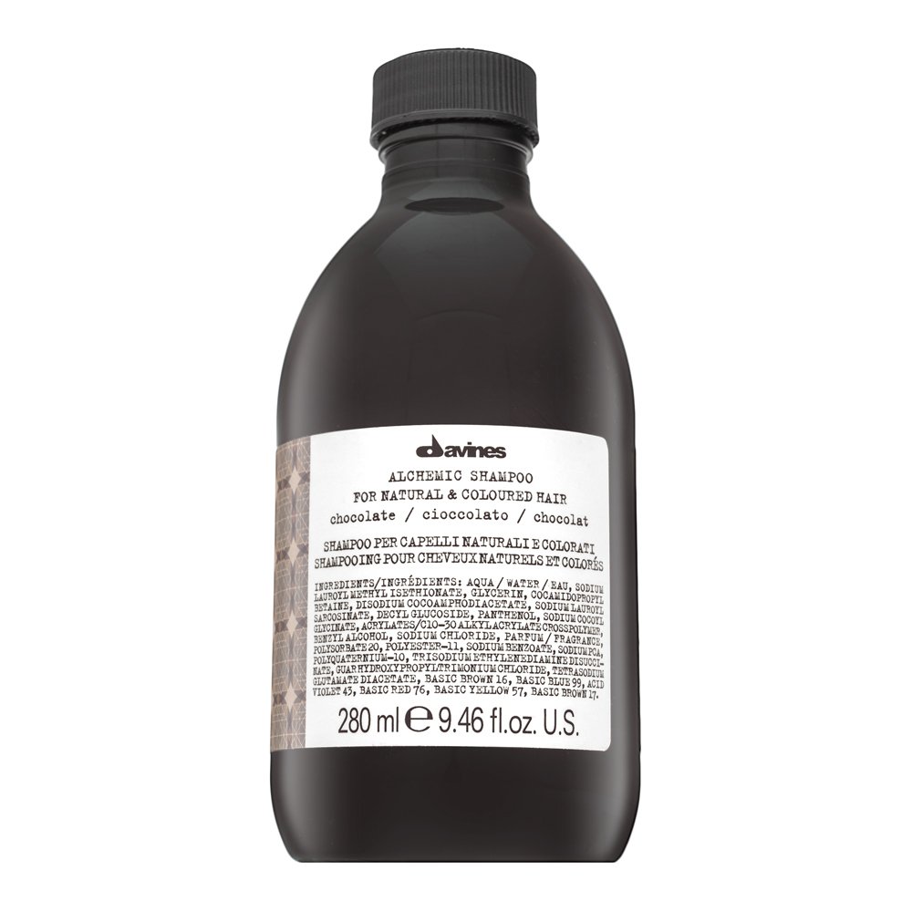 Davines Alchemic Shampoo shampoo tonico per capelli castani Chocolate 280 ml