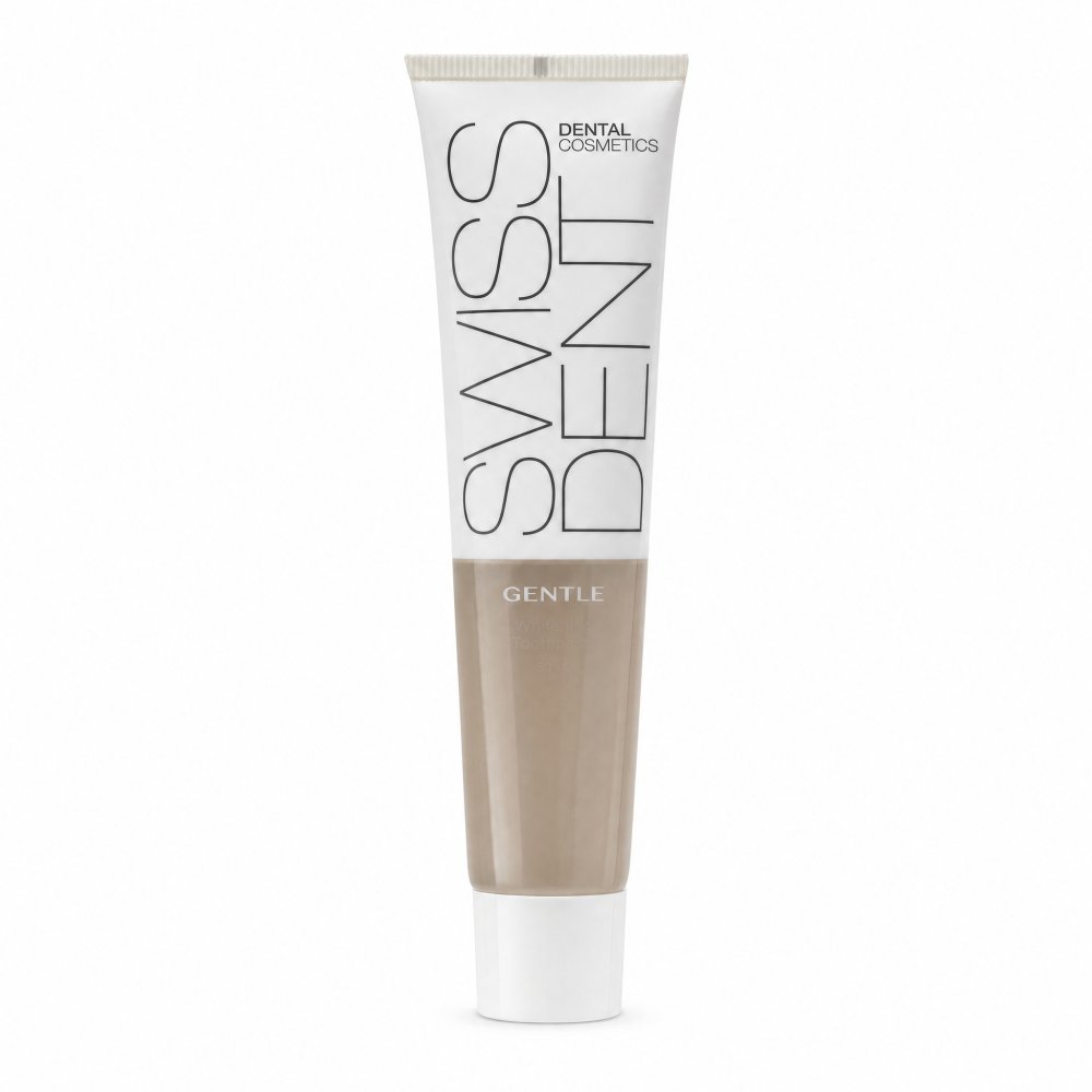 Swissdent Gentle dentifricio sbiancante Whitening Toothpaste 50 ml