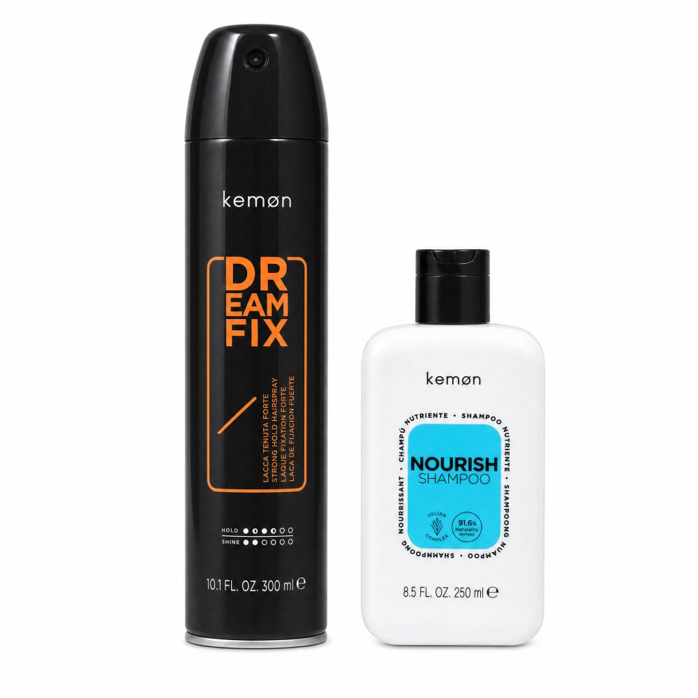 Kemon Hair Style Set set per tutti i tipi di capelli 300 ml + 250 ml