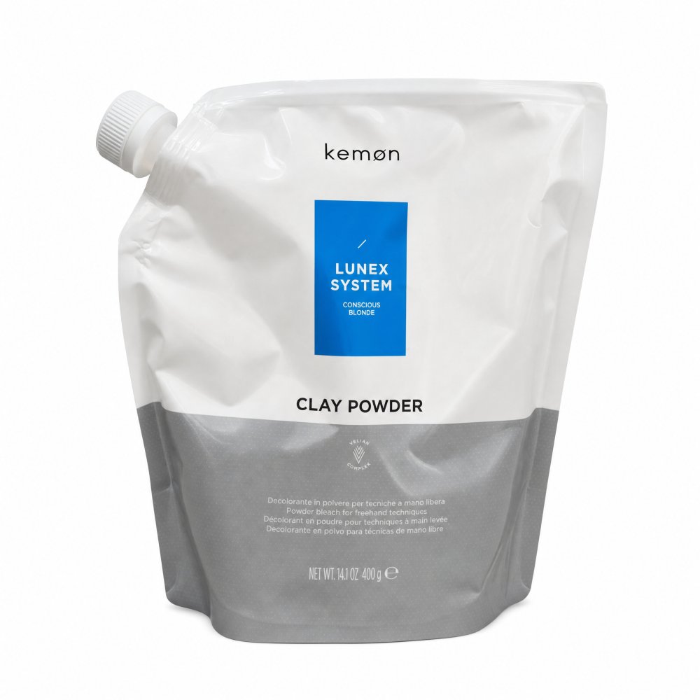 Kemon Lunex System Clay Powder cipria per schiarire i capelli 400 g