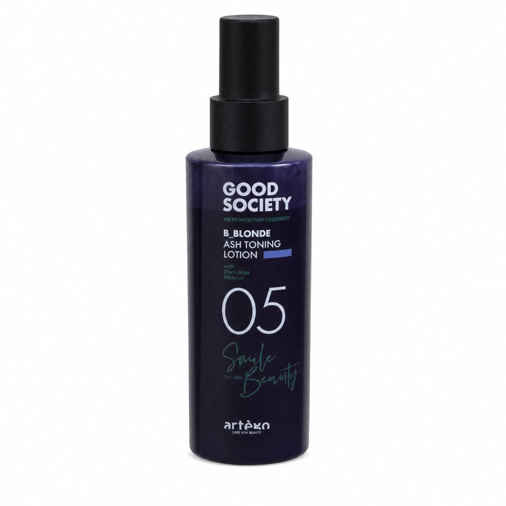 Artègo Good Society 05 B_Blonde Ash Toning Lotion spray colorato per capelli biondo platino e grigi 150 ml
