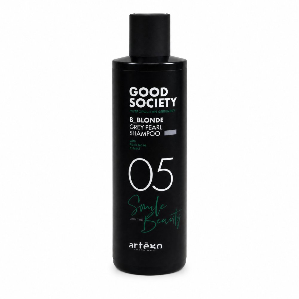 Artègo Good Society 05 B_Blonde Grey Pearl Shampoo shampoo tonico per capelli biondo platino e grigi 250 ml