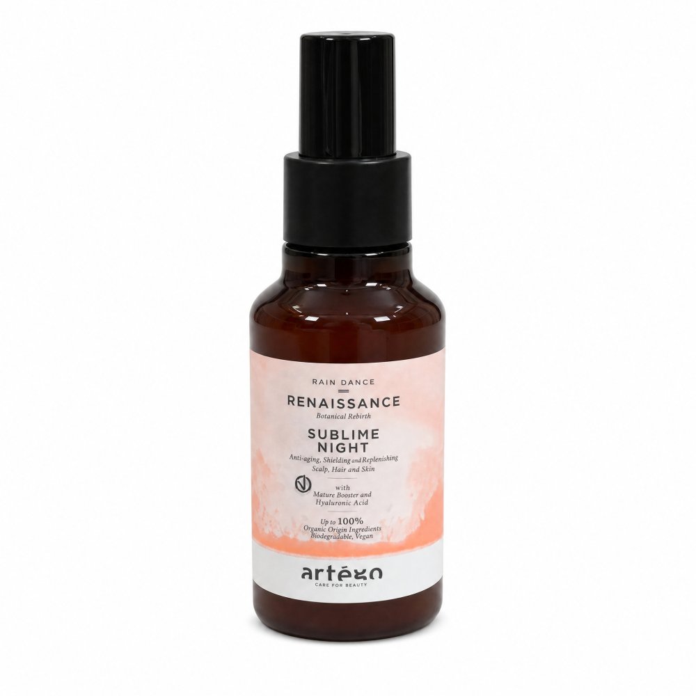 Artègo Rain Dance Renaissance Sublime Night siero notte per rigenerazione, nutrizione e protezione dei capelli 100 ml