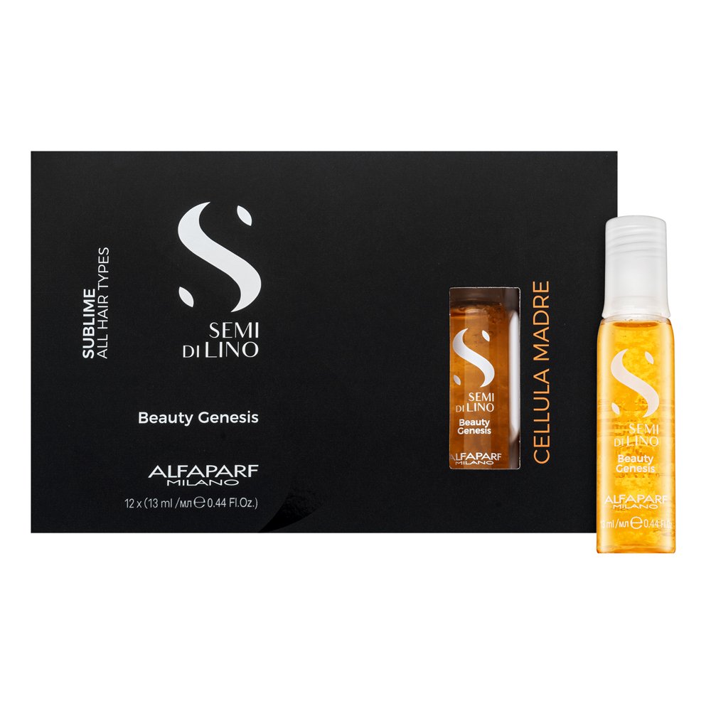 Alfaparf Milano Semi Di Lino Cellula Madre Sublime Beauty Genesis siero per morbidezza e lucentezza dei capelli 12 x 13 ml