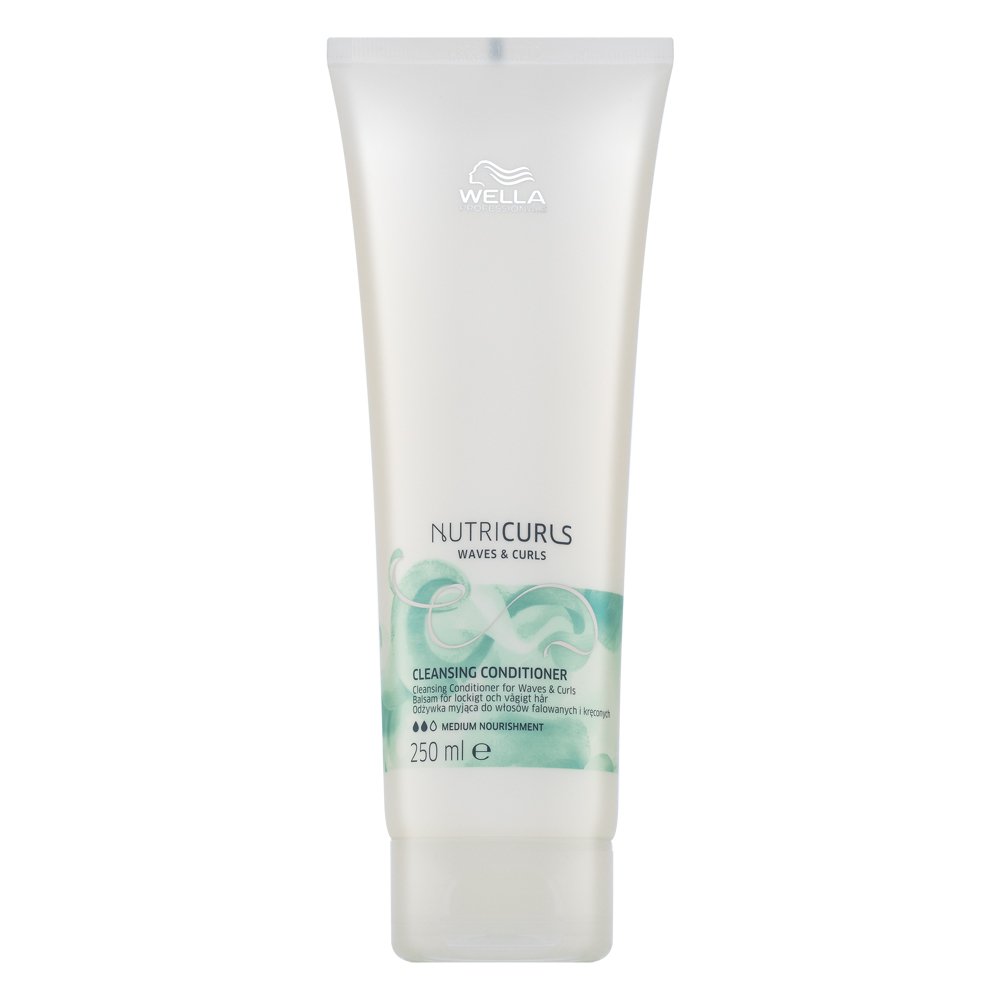 Wella Professionals Nutricurls Waves & Curls Cleansing Conditioner balsamo per capelli mossi e ricci 250 ml