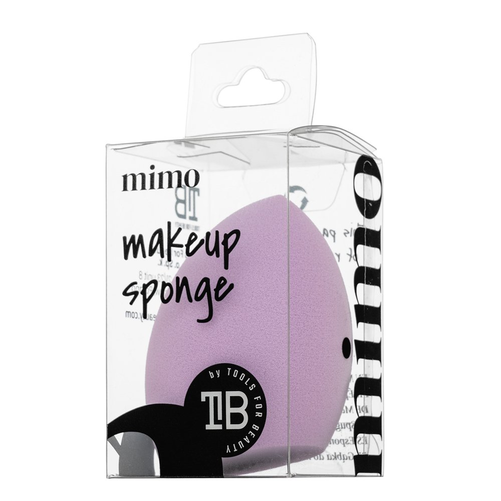 MIMO Olive-Shaped Blending Sponge spugnetta per fondotinta Purple 38 x 65 mm