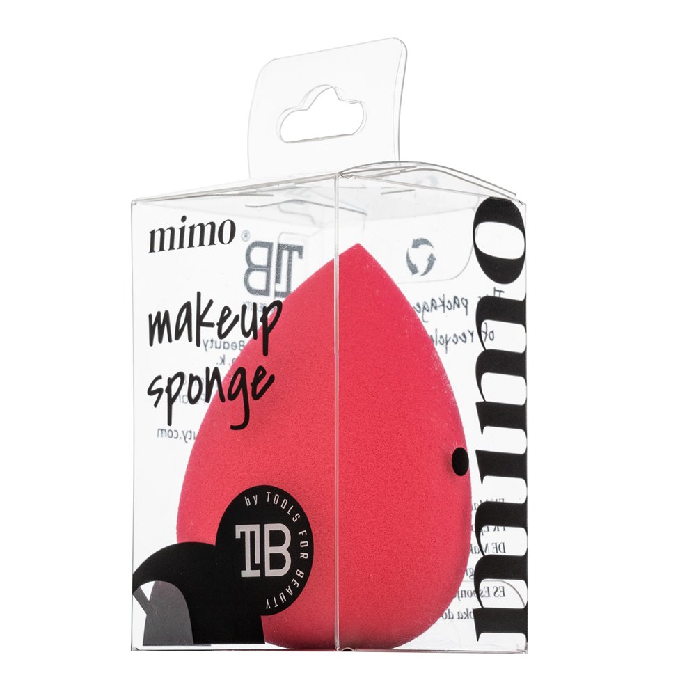 MIMO Makeup Blender Sponge spugnetta per fondotinta Pink 40 x 60 mm