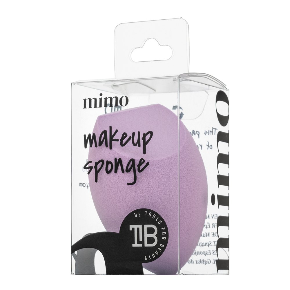 MIMO Olive-Shaped Blending Sponge spugnetta per fondotinta Purple 42 x 65 mm