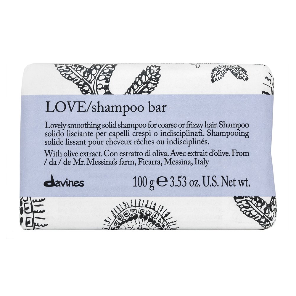 Davines Essential Haircare Love Shampoo Bar Shampoo solido effetto nutriente per capelli ruvidi e ribelli 100 g