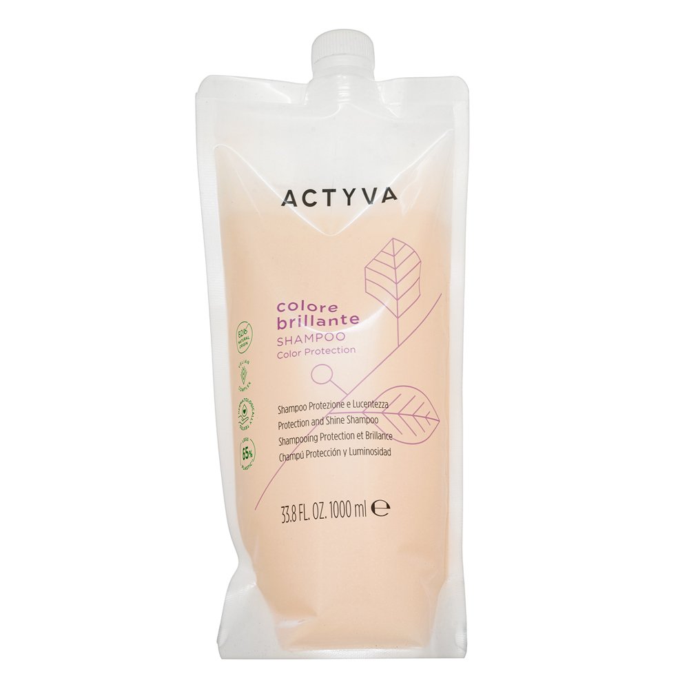 Kemon Actyva Colore Brillante Protection and Shine Shampoo shampoo protettivo per capelli colorati Refill 1000 ml