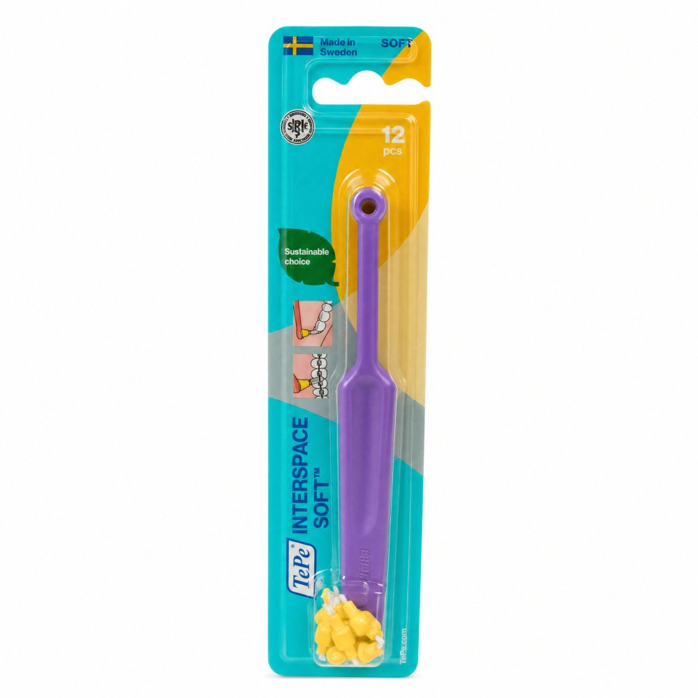 TePe Interspace spazzolino monociuffo Handle + 12 Tips Soft