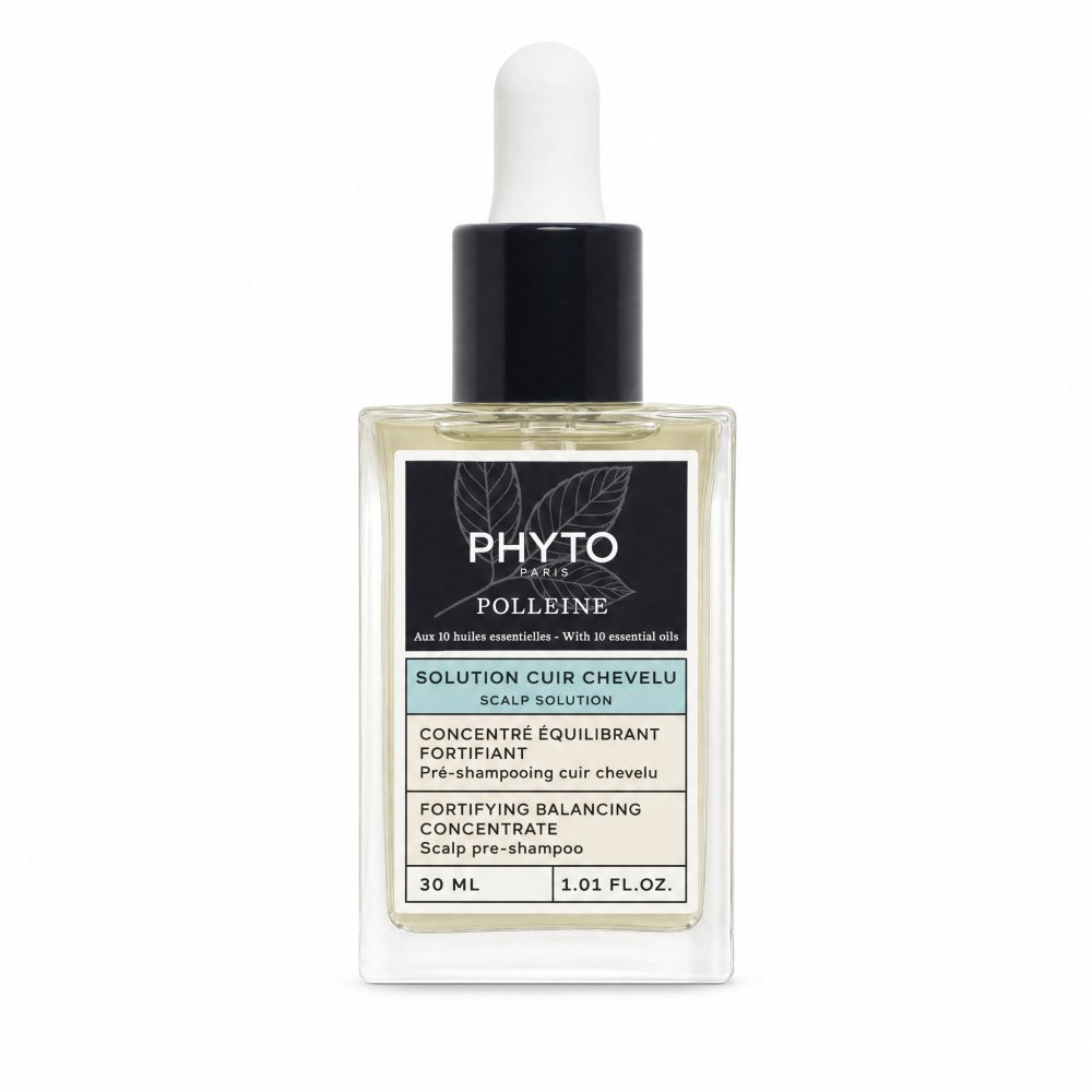 Phyto Scalp Solution Fortifiying Balancing Concetrate cura pre-shampoo per capelli rapidamente grassi 30 ml