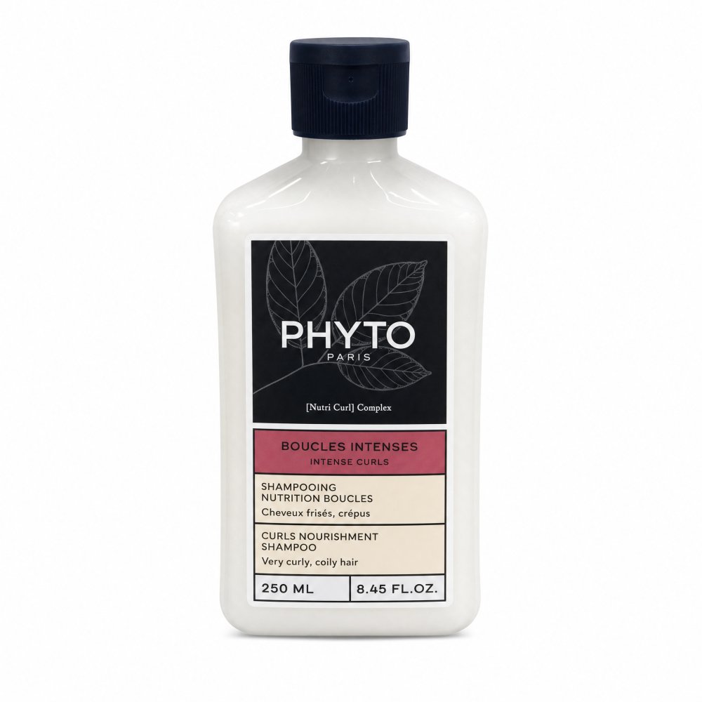 Phyto Intense Curls Curls Nourishment Shampoo shampoo nutriente per capelli mossi e ricci 250 ml