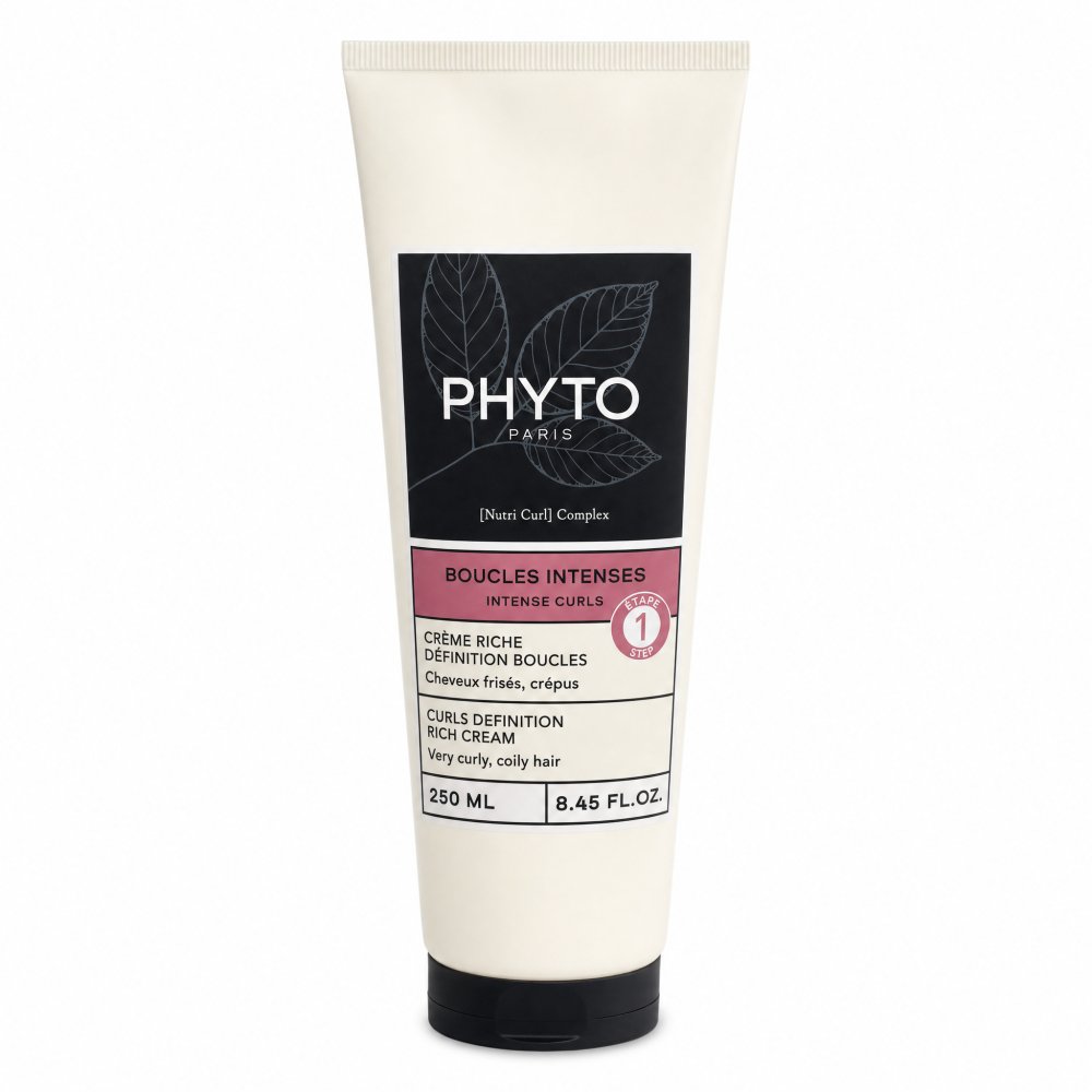 Phyto Intense Curls Curls Definition Rich Cream crema nutriente per capelli mossi e ricci 250 ml
