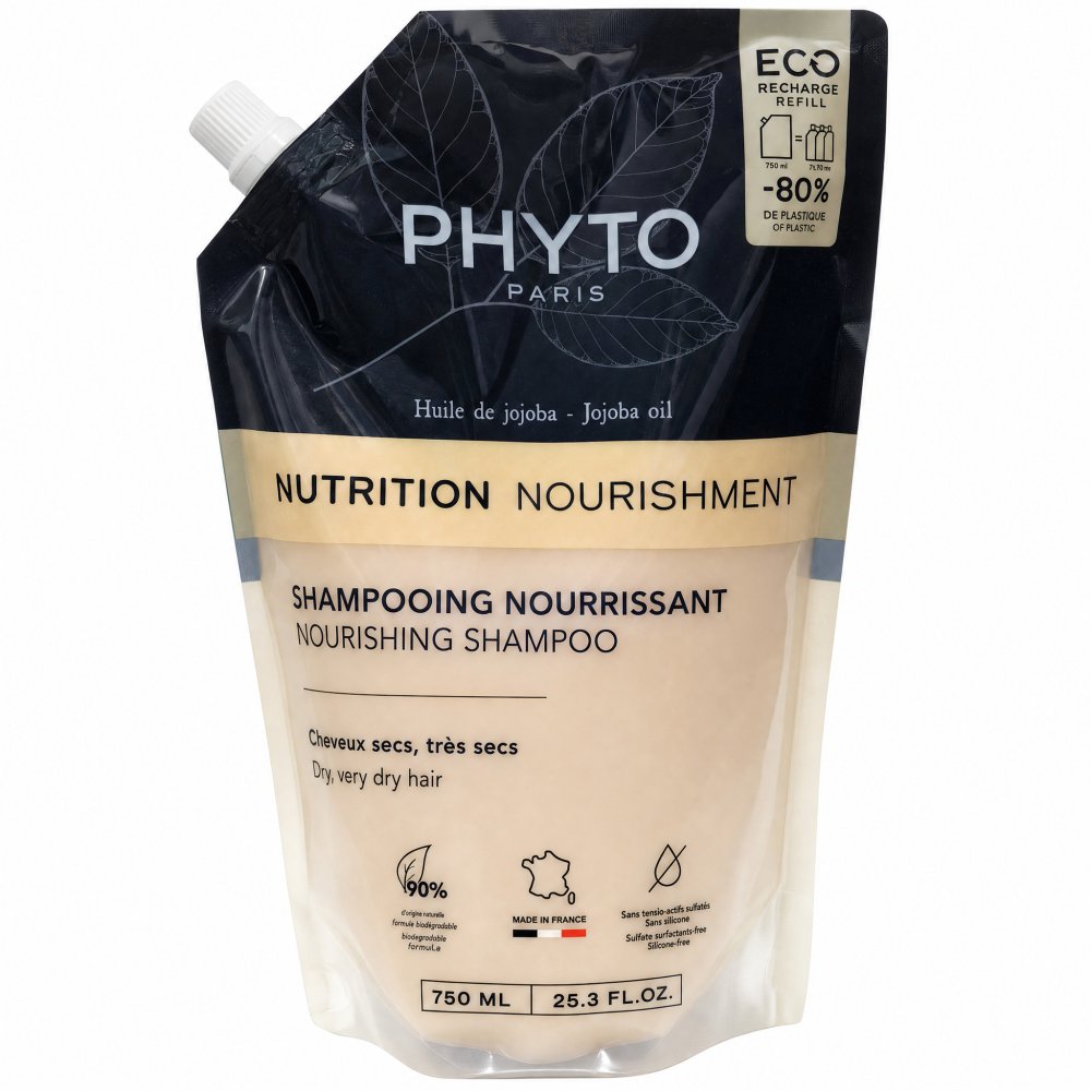 Phyto Nourishment Nourishing Shampoo shampoo nutriente per capelli secchi e danneggiati Refill 750 ml