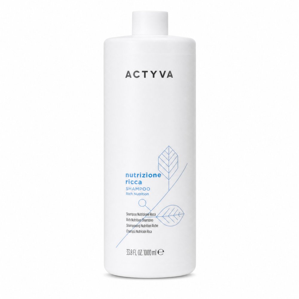 Kemon Actyva Nutrizione Ricca Rich Nutrition Shampoo shampoo nutriente per capelli ruvidi 1000 ml