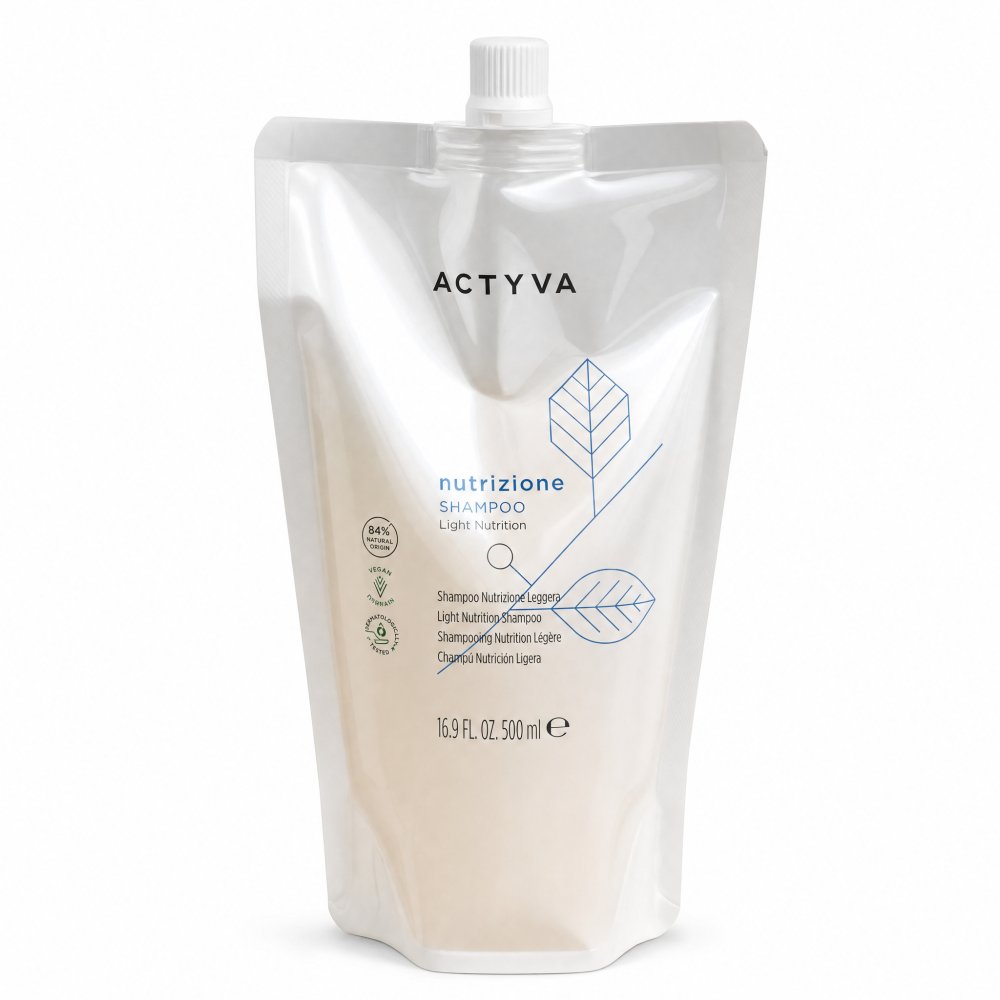 Kemon Actyva Nutrizione Light Nutrition Shampoo shampoo nutriente per capelli fini Refill 500 ml