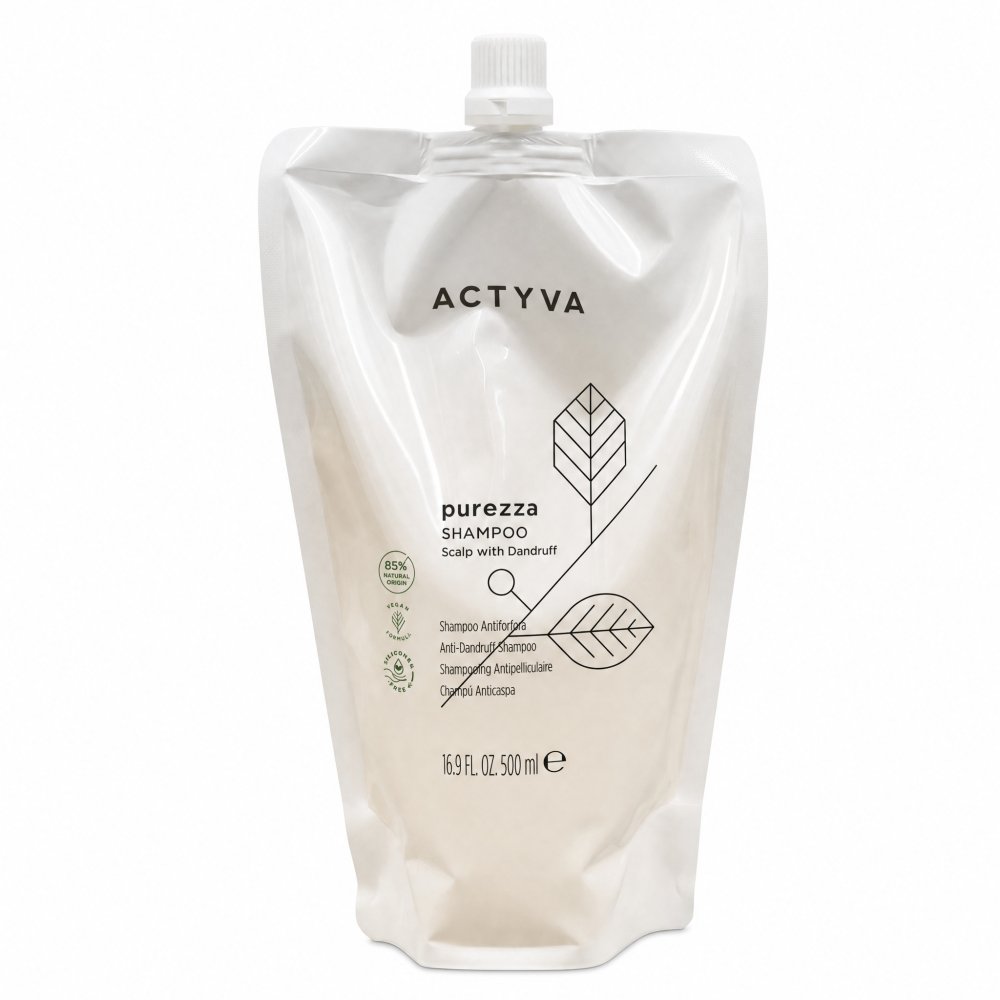 Kemon Actyva Purezza Anti-Dandruff Shampoo shampoo rinforzante contro la forfora Refill 500 ml