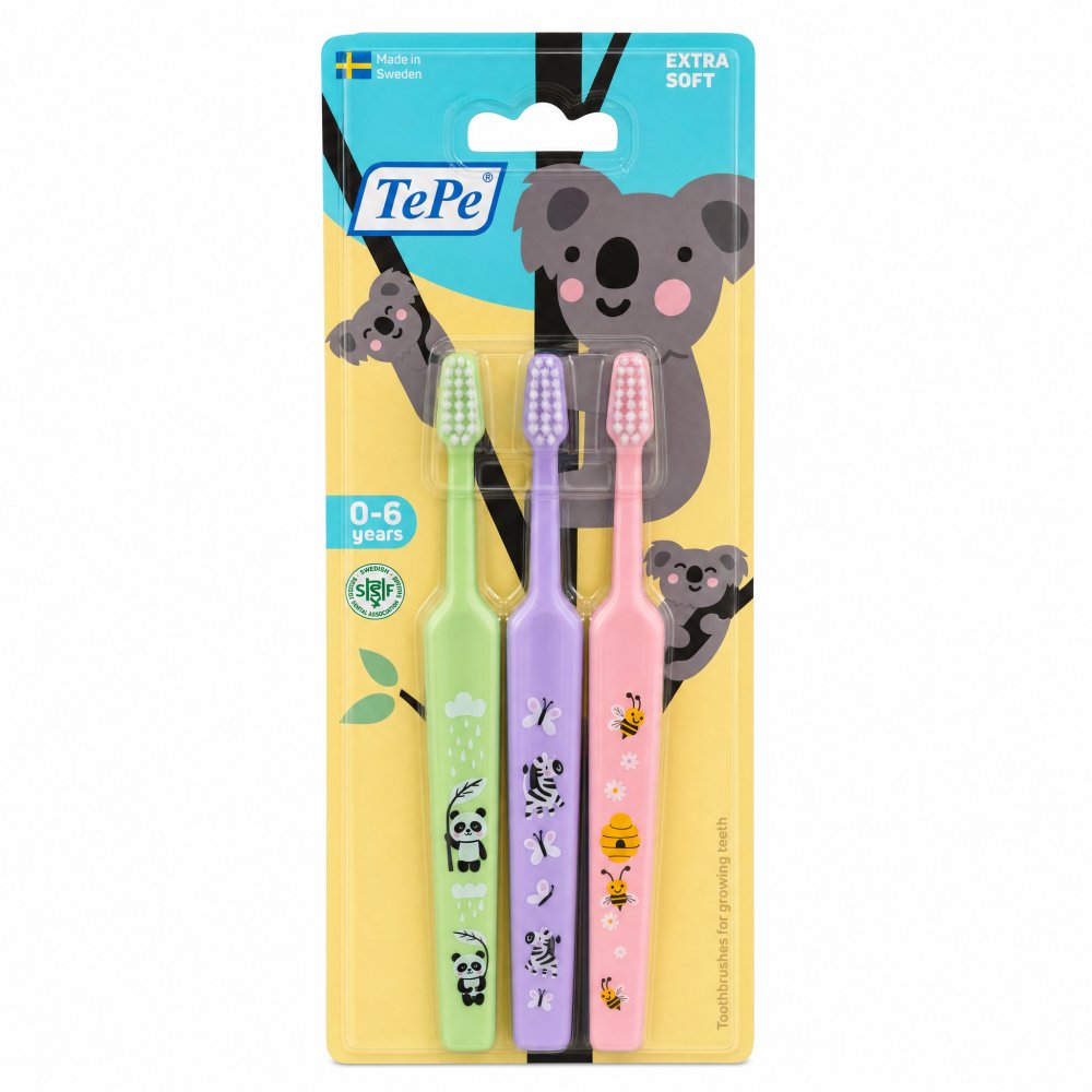 TePe Mini Toothbrush 3 pcs Extra Soft