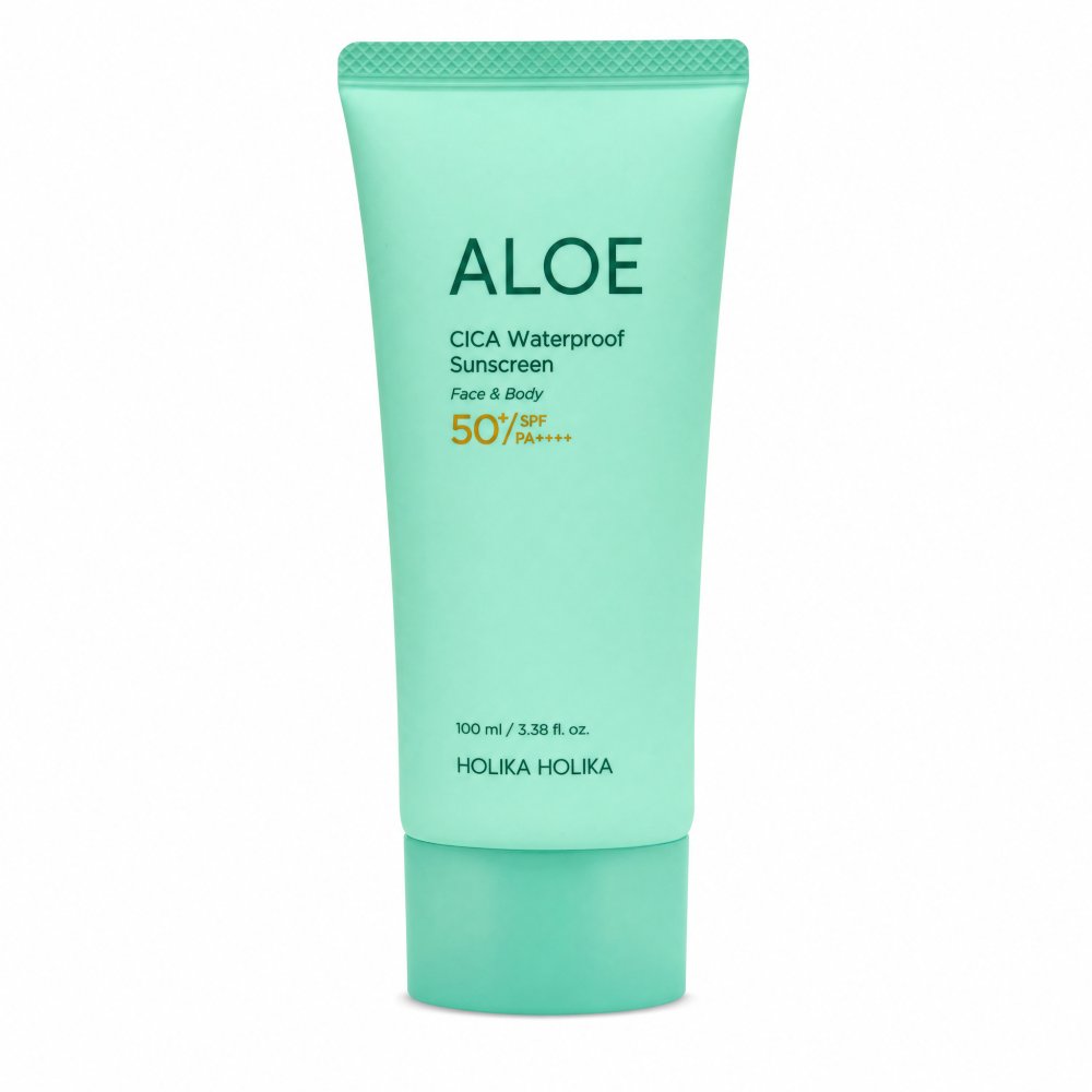 Holika Holika Aloe crema abbronzante CICA Waterproof Sunscreen SPF 50+/PA++++ 100 ml