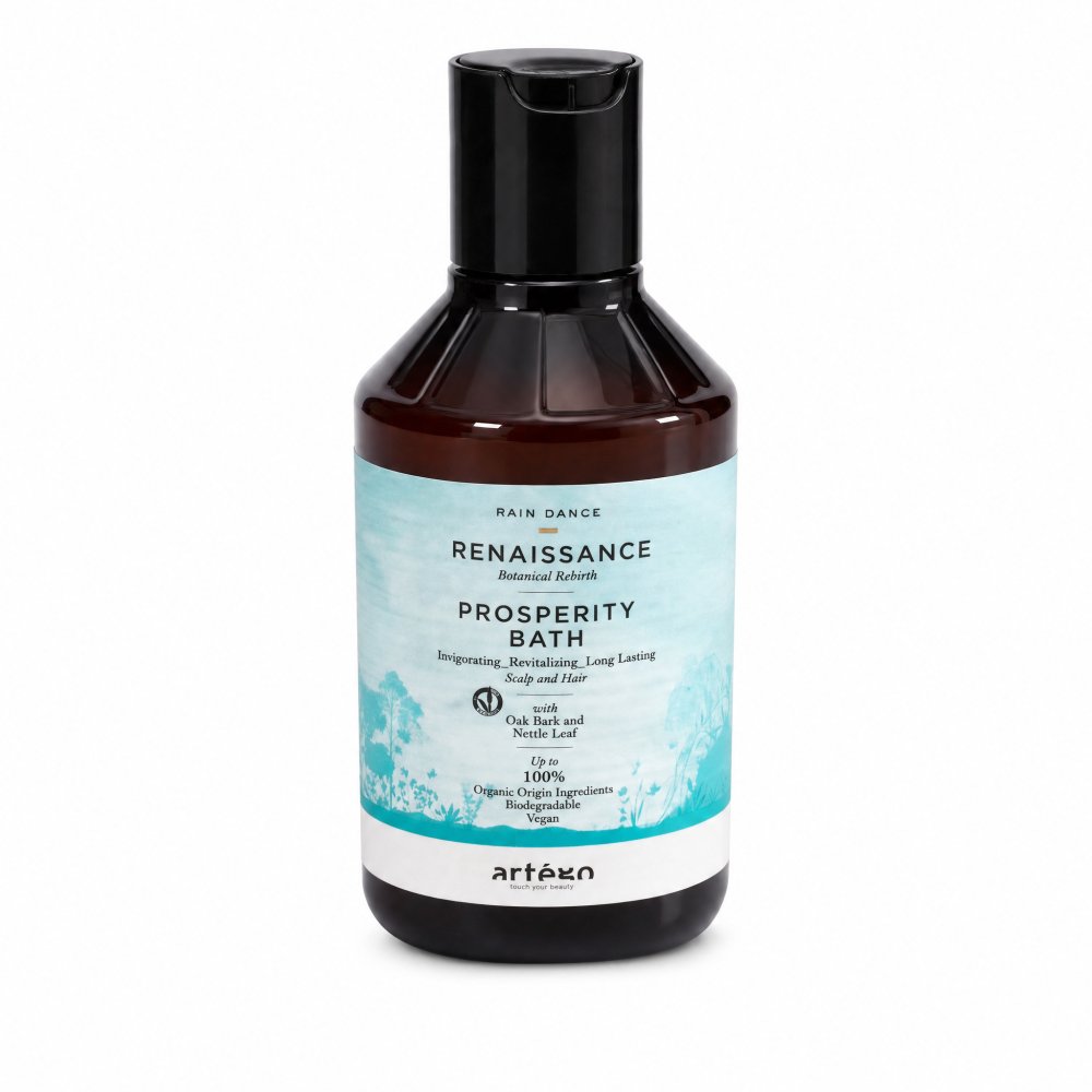 Artègo Rain Dance Renaissance Prosperity Bath shampoo nutriente per capelli deboli e rovinati 300 ml