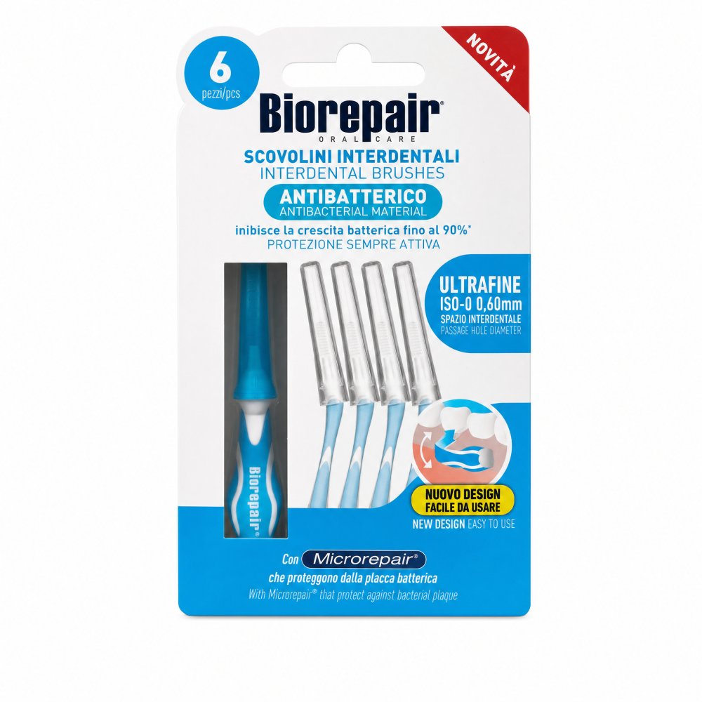 Biorepair Interdental Brushes Ultrafine 0,60 mm 6 pcs