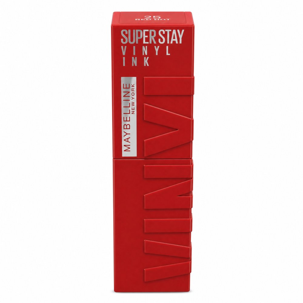 Maybelline Superstay Vinyl Ink Lipstick rossetto liquido 25 Red Hot 4,2 ml