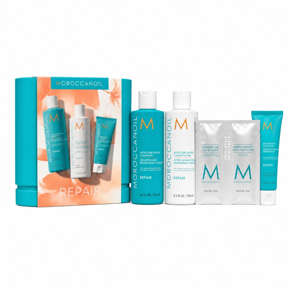 Moroccanoil Repair Kit Set regalo per capelli molto secchi e danneggiati
