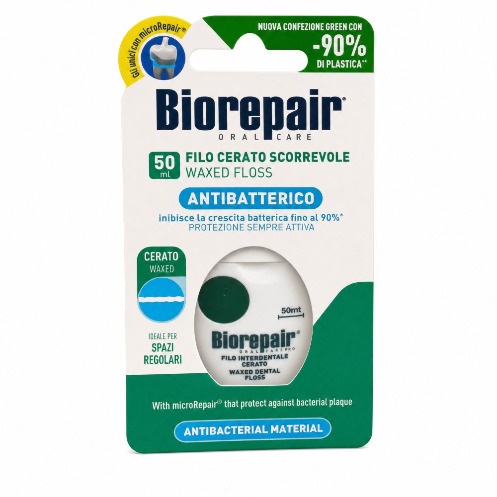 Biorepair Waxed Floss 50 m