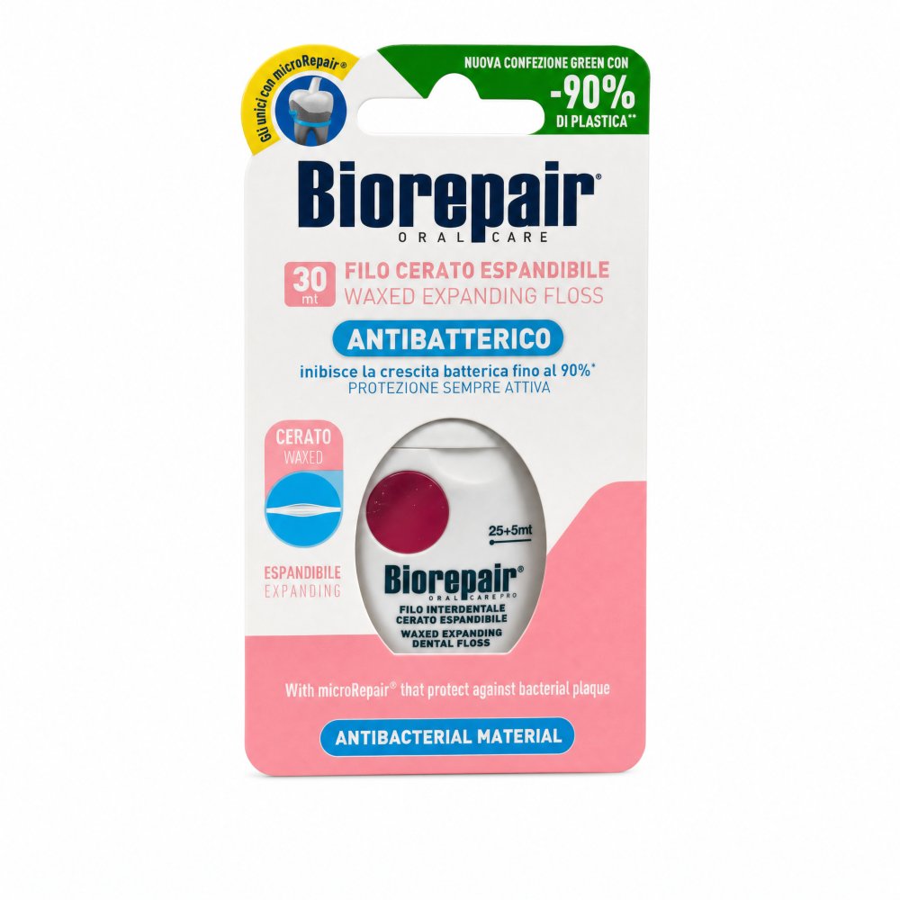 Biorepair Waxed Expanding Floss 30 m