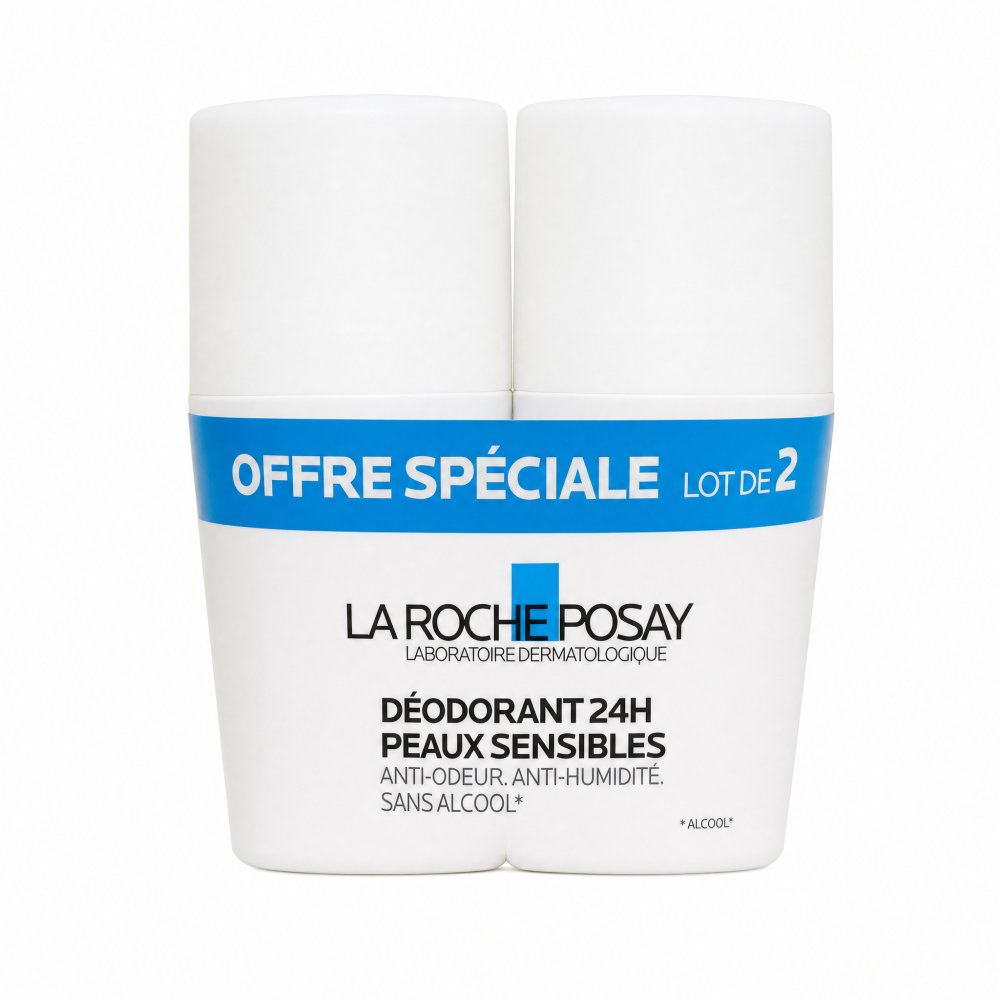 La Roche-Posay deodorante 24H Physiological Roll-On Deodorant 2 x 50 ml