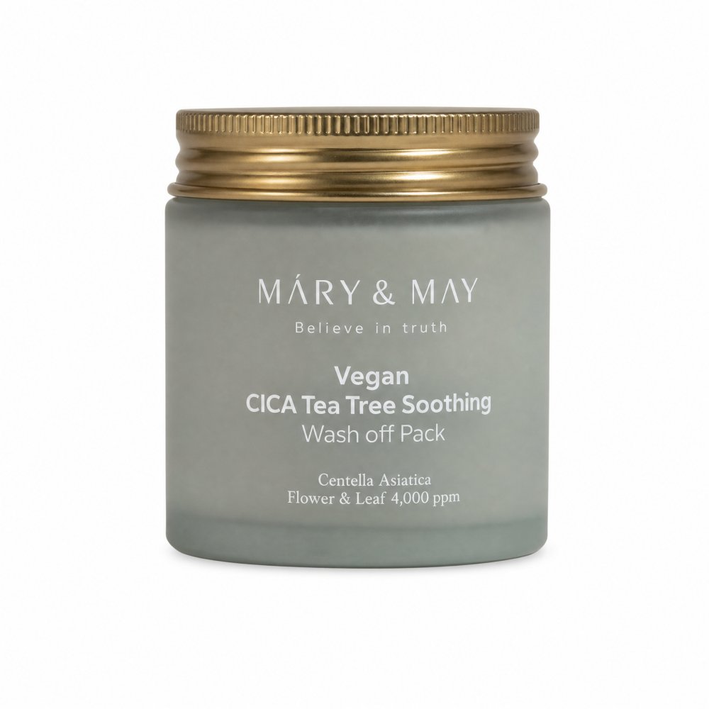 Mary & May CICA TeaTree Soothing maschera Wash off Pack 125 g