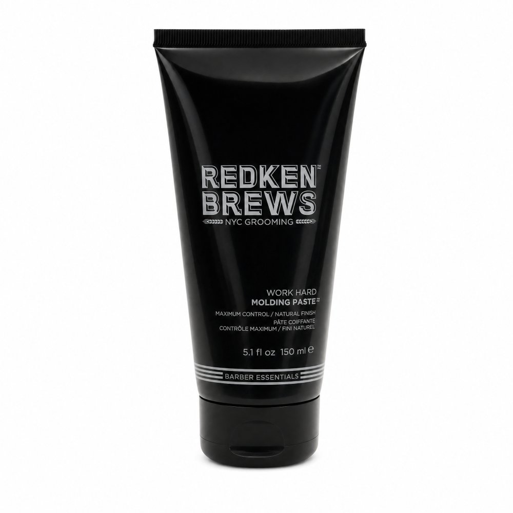 Redken Brews Work Hard Molding Paste pasta per lo styling per una forte fissazione 150 ml