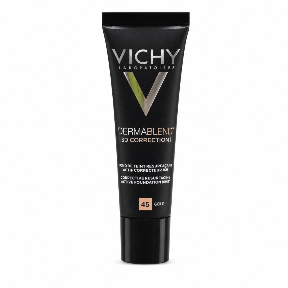 Vichy Dermablend 3D Correction fondotinta lunga tenuta contro le imperfezioni della pelle 45 Gold 30 ml