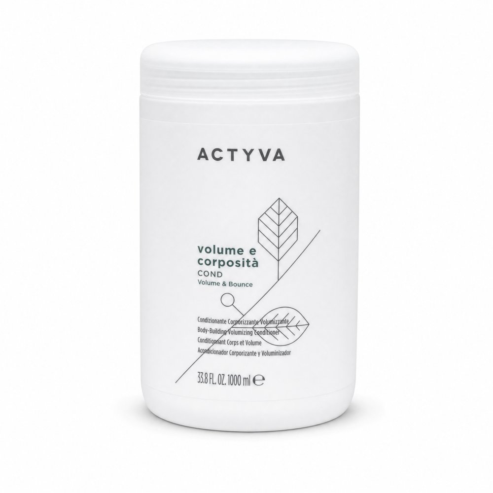 Kemon Actyva Volume E Corposita Volume & Bounce Conditioner balsamo rinforzante per volume dei capelli 1000 ml
