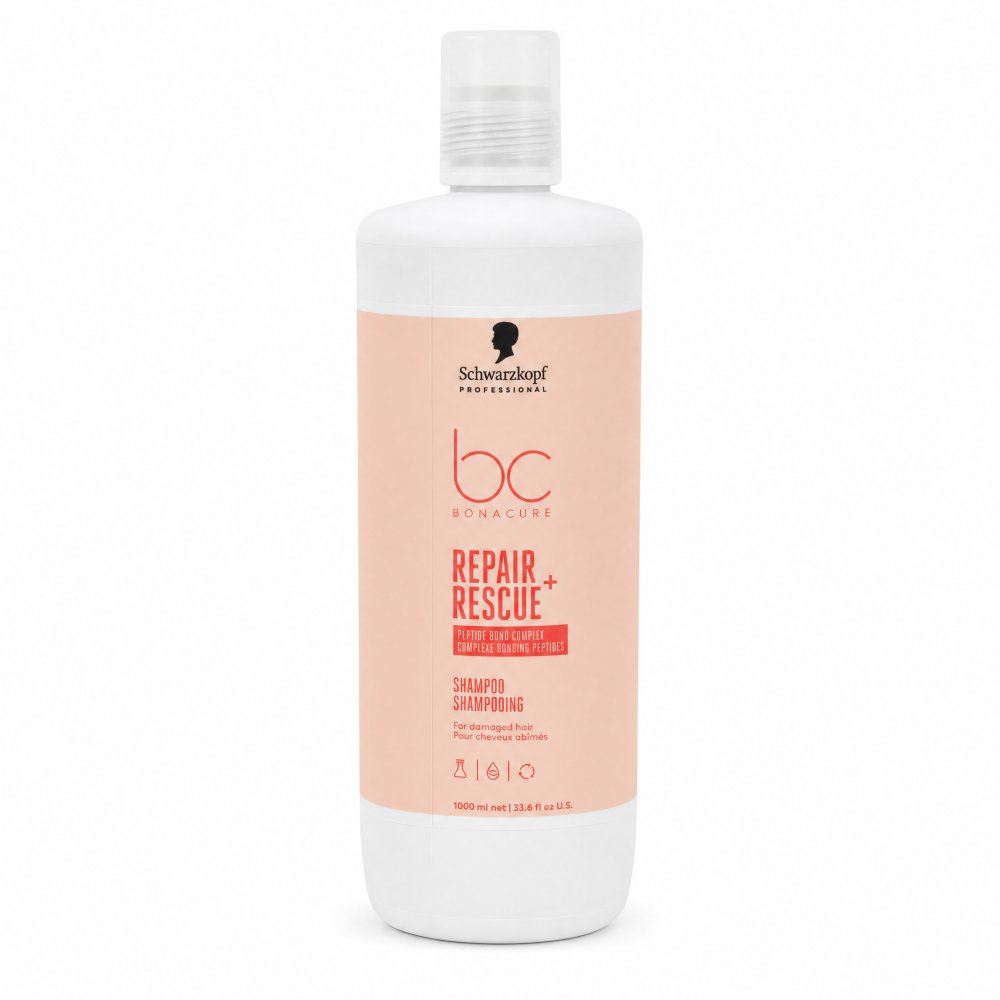 Schwarzkopf Professional BC Bonacure Repair Rescue + Shampoo shampoo nutriente per capelli molto secchi e danneggiati 1000 ml