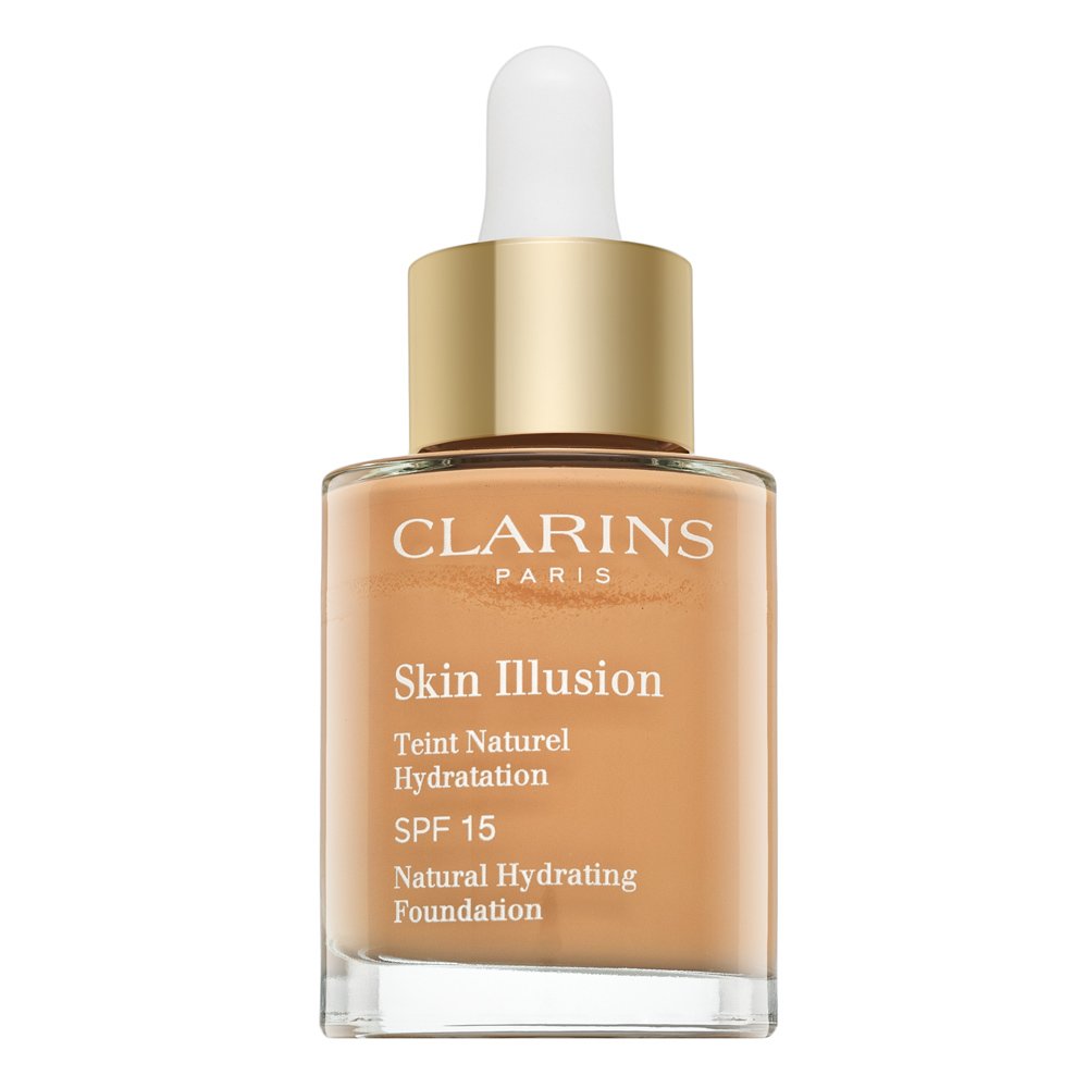 Clarins Skin Illusion Natural Hydrating Foundation fondotinta liquido con effetto idratante 107 Beige 30 ml