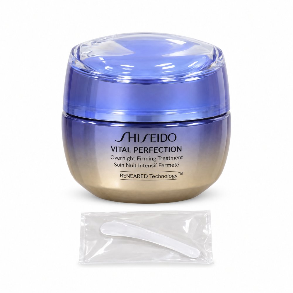 Shiseido Vital Perfection siero facciale notturno Overnight Firming Treatment 50 ml