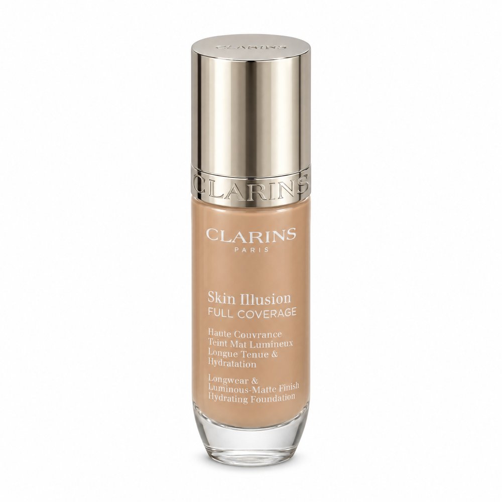 Clarins Skin Illusion Full Coverage Foundation fondotinta lunga tenuta 108.5W 30 ml