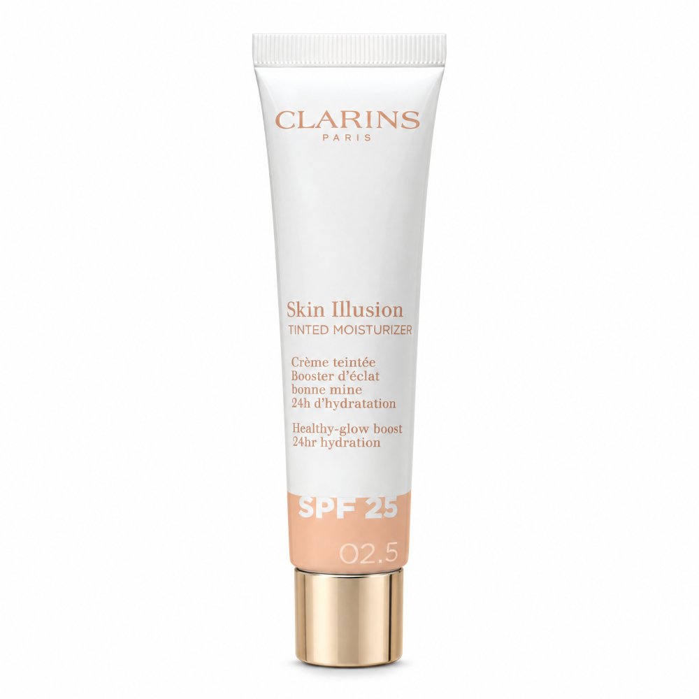 Clarins Skin Illusion crema protettiva colorata Tinted Moisturizer SPF 25 02.5 40 ml