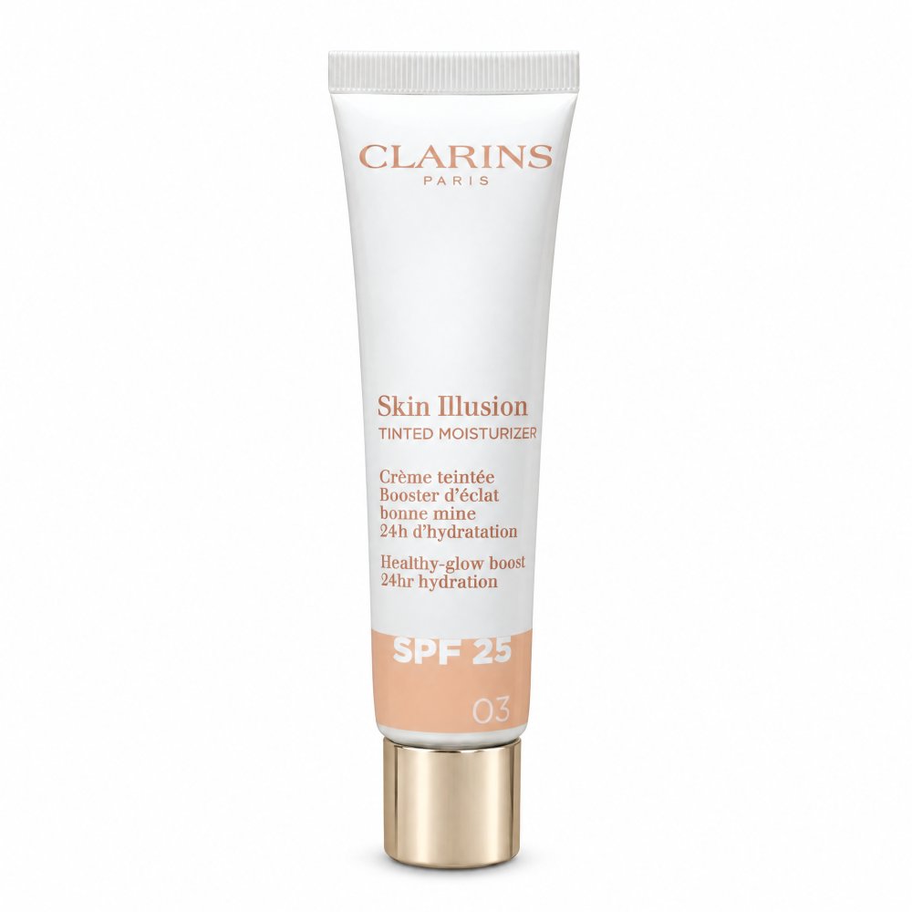 Clarins Skin Illusion crema protettiva colorata Tinted Moisturizer SPF 25 03 40 ml