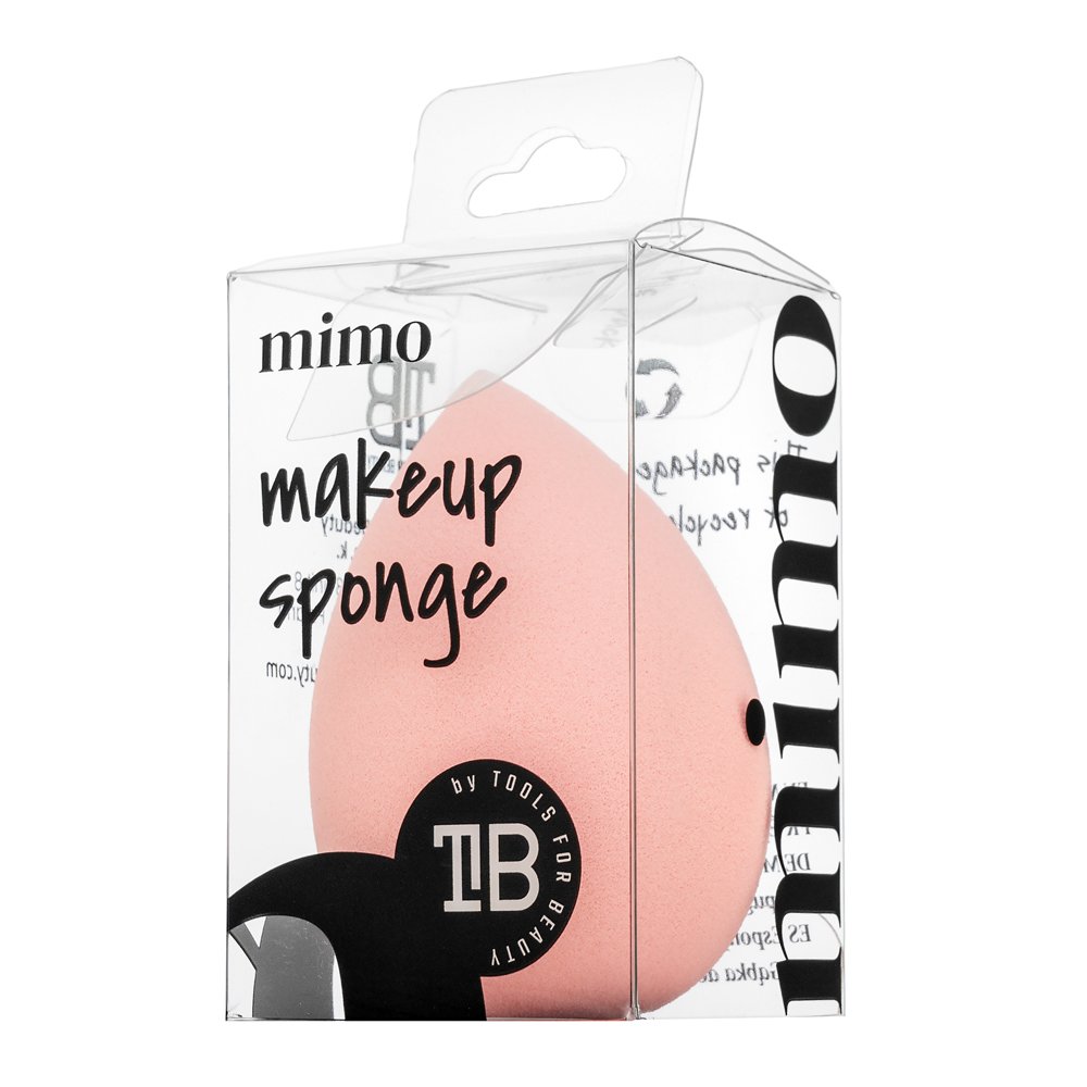 MIMO Makeup Blender Sponge spugnetta per fondotinta Light Pink 40 x 60 mm